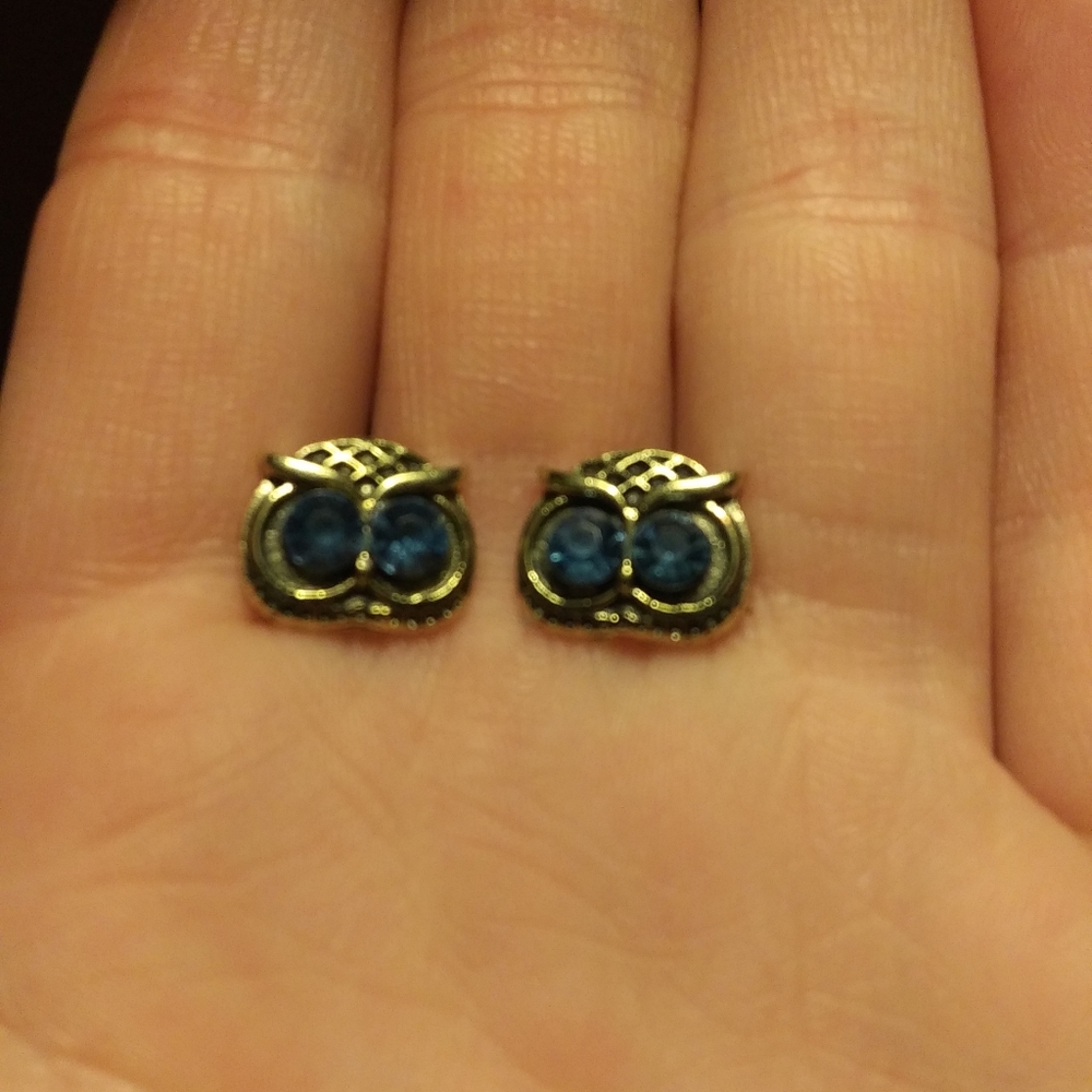 Bronze Owl Earrings